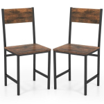 S&ouml;&ouml;gitoolid, 2 tk, Pruunid/mustad, 40 &times; 40 &times; 87 cm