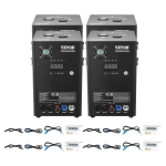 K&uuml;lms&auml;deme seade, 4 x 700 W, reguleeritava k&otilde;rgusega, DMX kontroller