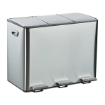 J&auml;&auml;tmete sorteerimiskast Relaxdays, 3 sektsiooni, iga&uuml;ks 15 l, 61 &times; 46,5 &times; 37 cm