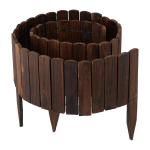 Puidust peenrapiire Relaxdays, XL, Pruun, 200 &times; 40 cm