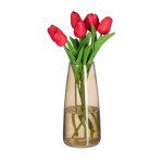 Lillevaas Relaxdays 10050100_93, Pruun, &Oslash; 10 &times; 20 cm