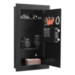 Seinaseif VEVOR SS-710QRDZ, 3 riiulit, must, 102 &times; 370 &times; 630 mm