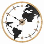 Seinakell World New, Pruun/must, &Oslash; 60 &times; 5 cm