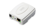 USB-prindiserver Digitus DN-13003-2, 1 RJ45, 1 USB-A, Valge