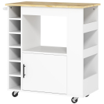 K&ouml;&ouml;gik&auml;ru Homcom 83x40x83cm, valge/heledat pruun