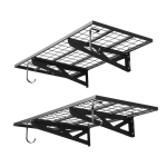 Seinariiulid VEVOR MR2448, 2 tasandit, 121,9 &times; 21 &times; 62 cm