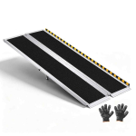Ratastooliramp VEVOR HXZDPD72, kokkupandav, 183 &times; 74,5 &times; 8,5 cm