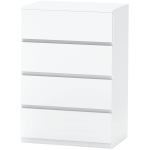 Kummut Homcom 55x33x80cm, valge v&auml;rv