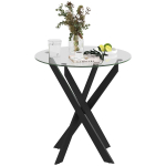 S&ouml;&ouml;gilauale Homcom 70x70x75cm, musta v&auml;rvi