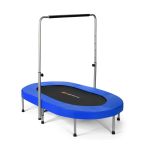 Fitness batuut 154x90x132cm, erinevates v&auml;rvides