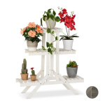 Lillealus 3 riiuliga 83x83x28cm., valge