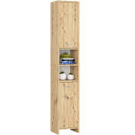 K&otilde;rge vannitoakapp BETI, 2 ust, Pruun, 32 &times; 180 &times; 28 cm