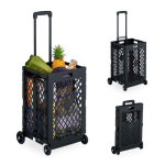 Ostuk&auml;ru Relaxdays, 40 l, Must, 99 &times; 43,5 &times; 38 cm
