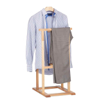 Riidestange Relaxdays 10021319.0, 2 ristpuud, 3 osa, Pruun, 47 &times; 102 &times; 50 cm