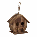 Linnumaja Relaxdays, riputatav, Pruun, 28,5 &times; 19 &times; 10,5 cm