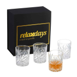 Viskiklaasid Relaxdays 10042315.0, 4 tk, &Oslash; 8 &times; 10 cm