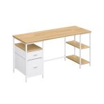 Arvutilaud VASAGLE LWD047B16, 2 riiulit, 160 &times; 76 &times; 60 cm
