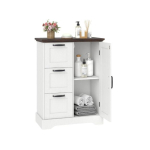P&otilde;randale paigaldatav vannitoa kapp, 3 sahtlit, 60 &times; 80 &times; 30 cm