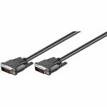 DVI-kaabel Goobay DVI-D FullHD Dual Link, DVI-D&ndash;DVI-D, 24+1 kontakti