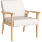 Tugitool Homcom 64x70x72cm, kreemjas/heledalt pruuni v&auml;rvi