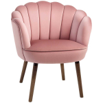 Tugitool Homcom 66x66x78,5cm, roosa/pruuni v&auml;rvi