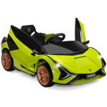 Laste elektriauto 108x63,5x40,5cm, roheline/must