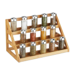 Maitseaineriiul Relaxdays 10046356.0, 3 tasandit, 39,5 &times; 23,5 &times; 21,5 cm