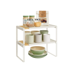 V&uuml;rtsiriiulid SONGMICS HOME KCS051N01, 2 tk, Beež/valge