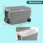 K&uuml;lmakast, 103 QT / 98 l, 76,2 &times; 44,45 &times; 47 cm