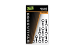 P&ouml;&ouml;rlad Fox Edges Mini Ring Swivel, 10 tk
