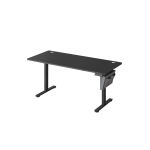 Elektriliselt k&otilde;rguses reguleeritav laud 70x160x120cm, must/hall