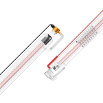 60W CO2 lasertoru, 1250 mm, 55 mm borosilikaatklaas