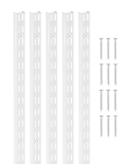 H&otilde;bedane 60-tolline vertikaalne riiulipilaster, 5-osaline komplekt
