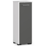 Vannitoa kapp NORE Fin S30, hall/valge
