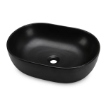 Tasapinnapealne valamu ELIPSE, Must, 49 &times; 34,5 &times; 13,5 cm