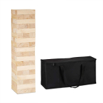 Lauam&auml;ng Relaxdays &bdquo;Tinker Tower&ldquo;, 54 klotsi, 21 &times; 90 &times; 21 cm