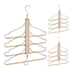 Riidepuu Relaxdays 10024652_304, 3 tk, 42,5 &times; 49 &times; 2,5 cm