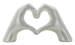 Skulptuur Lover, H&otilde;bedane, 25 &times; 13,5 &times; 7,5 cm