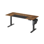 Elektriliselt k&otilde;rguses reguleeritav laud 70x160x120cm., must/pruun