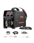 Pro MIG 200A keevitusseade 5in1 (MIG, gaas, r&auml;busti, elektrood, TIG) IGBT ja LCD-ekraaniga