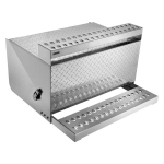 Alumiiniumist t&ouml;&ouml;riistakast poolhaagisele, 790x770x485 mm, veekindel, lukuga