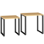 K&otilde;rvallauakesed, 2 tk, Tamme/must, 60 &times; 50 &times; 60 cm; 50 &times; 50 &times; 54 cm