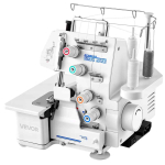 Overlok&otilde;mblusmasin VEVOR 4-434, 3 ja 4 niiti, Valge, 260 &times; 270 &times; 270 mm