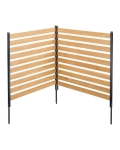 Privaatsuspiire VEVOR DUSGD2417, 2 paneeli, 110 &times; 98,2 &times; 108,5 cm