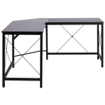 Nurgalaud Homcom 150x150x76cm, musta v&auml;rvi