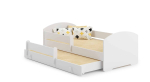 Laste kaheinimesevoodi Luk madratsi ja turvapiirdega 164x85x63 / 145x80x15cm