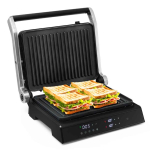 Elektrigrill 35x30x14cm, musta/h&otilde;bedase v&auml;rvusega