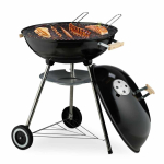 S&ouml;egrill Relaxdays, XL-suurus, Must, 57 &times; 94 &times; 68 cm
