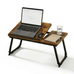 S&uuml;learvutilaud Relaxdays, 5 aluse asendit, pruun/must, 56 &times; 23,5 &times; 33 cm