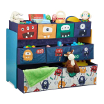 Lasteriiul Relaxdays 10037750.0, 9 karpi, 92,5 &times; 70 &times; 30 cm